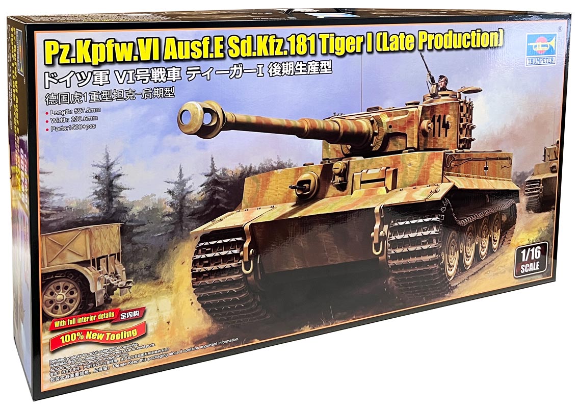 Trumpeter Tysk Tiger 1 late production - 1:16