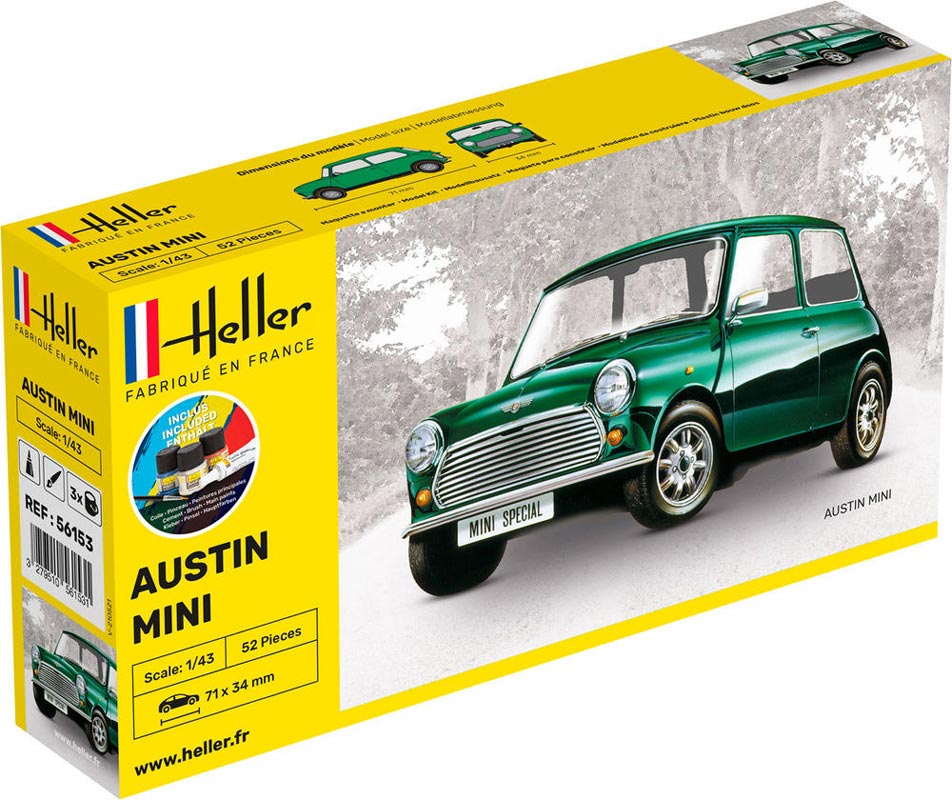 Heller Mini - Modelbil 1:43 startsæt