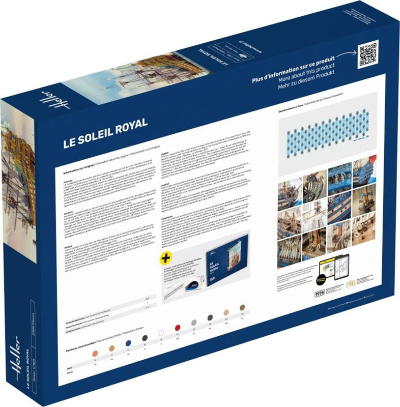 Heller Soleil Royal modelskib - 1:100 startsæt