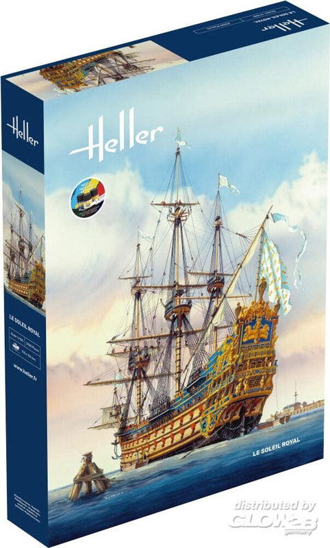 Heller Soleil Royal modelskib - 1:100 startsæt
