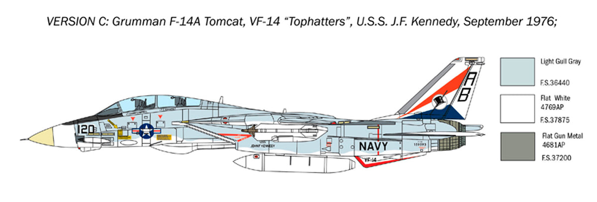 Italeri 1:72 F-14A Tomcat - Modelfly