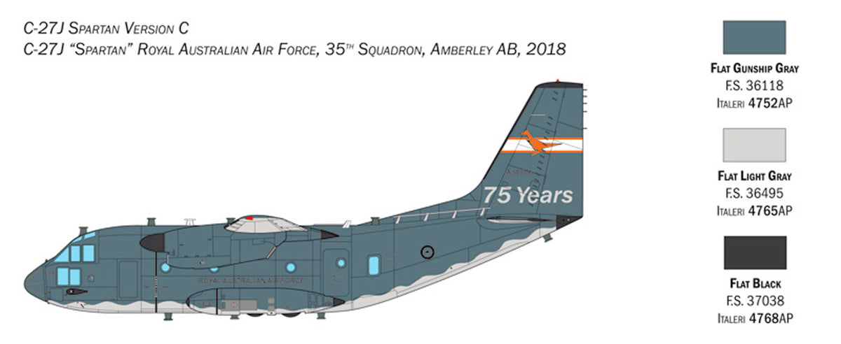 Italeri 1:72 C-27J Spartan G.222 - Modelfly