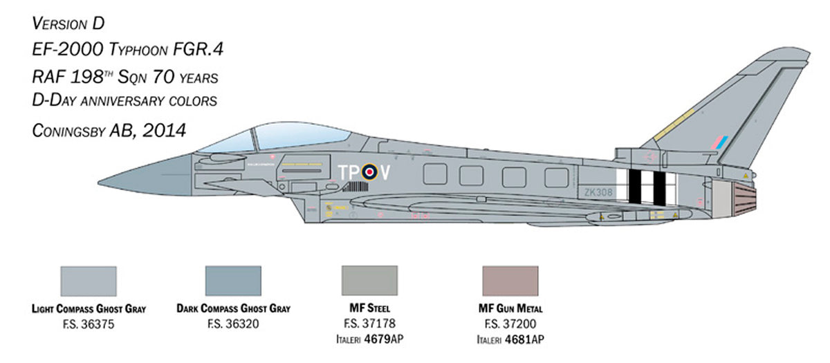 Italeri 1:72 EF-2000 Typhoon R.A.F service - Modelfly