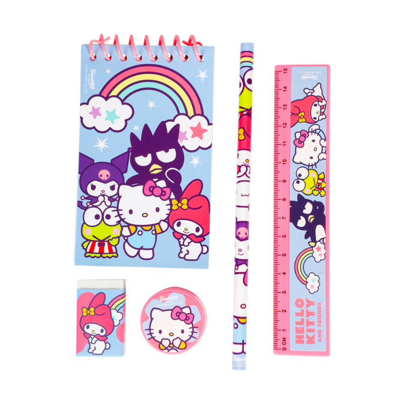 Hello Kitty skrivesæt – 5 dele