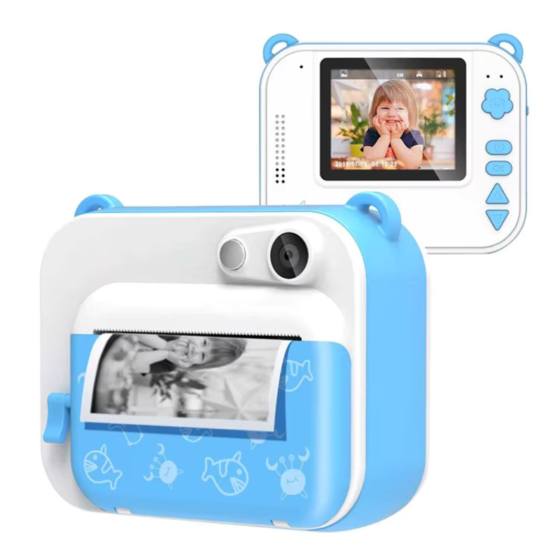 Digital Instant Print Kamera til Børn - Pink