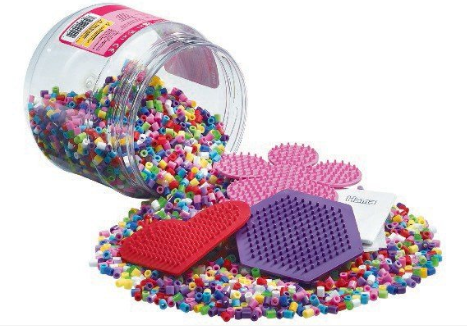 Hama perler 4000stk +3ass stiftplader