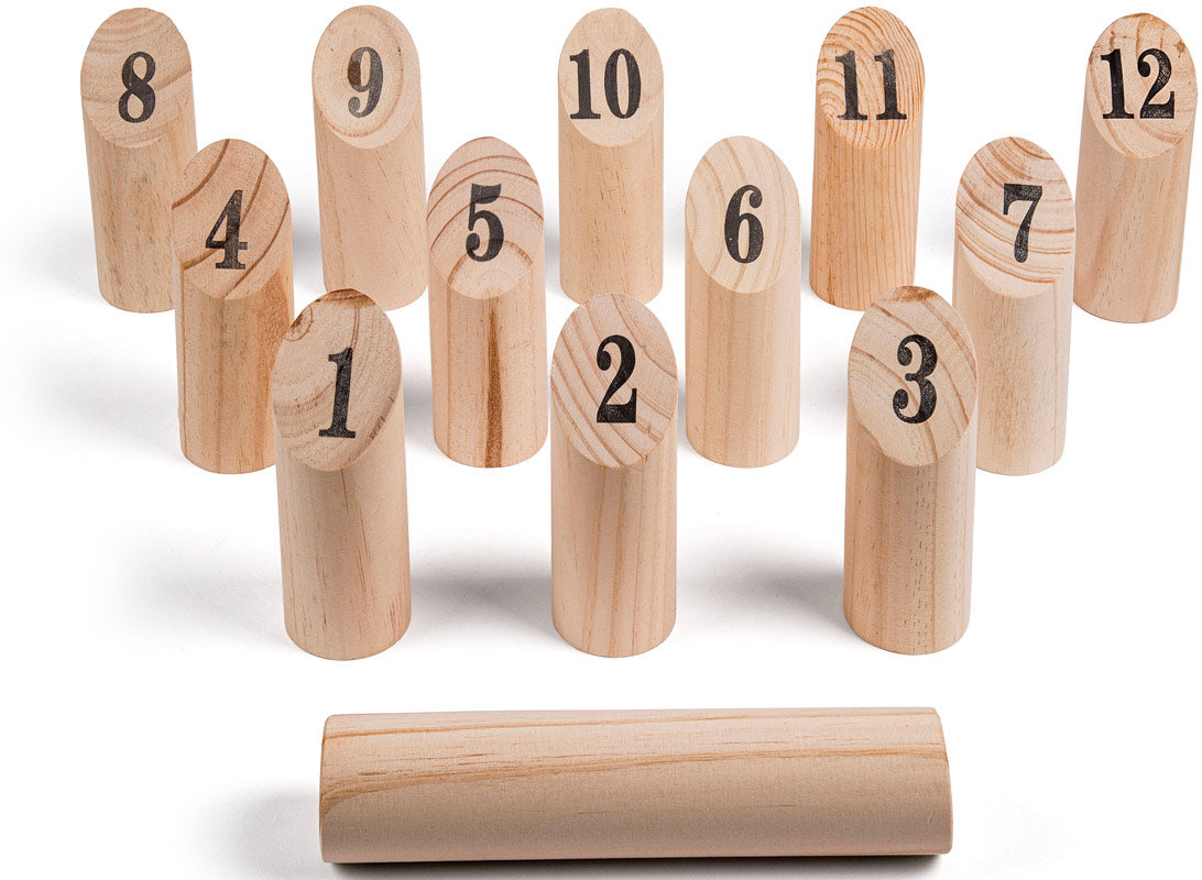 Nummer-kubb spil