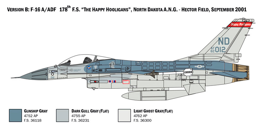 Italeri F-16 Fighting Falcon - 1:48