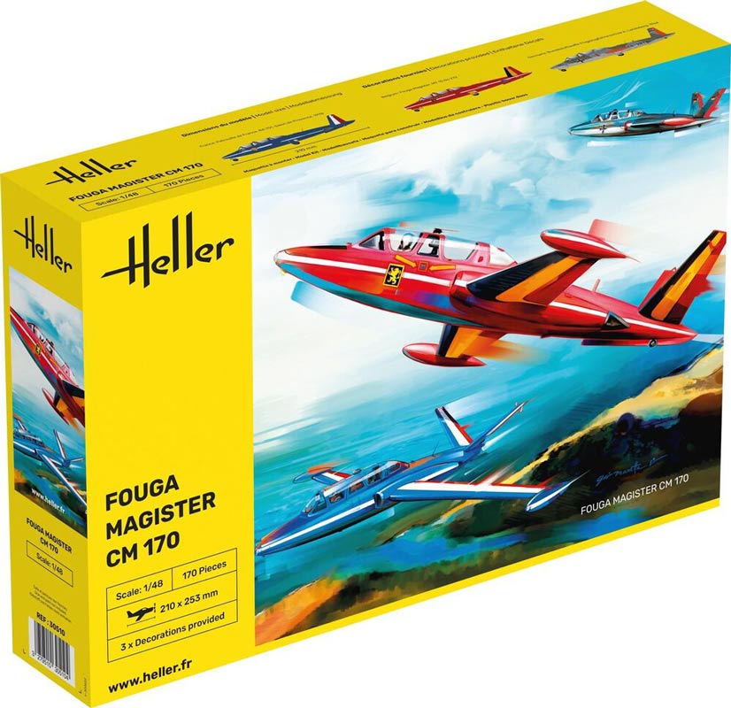 Heller Fouga Magister CM 170 modelfly - 1:48