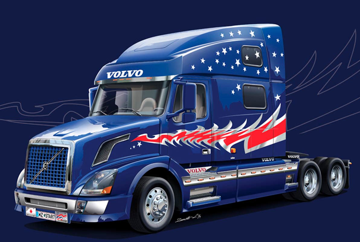 Italeri Volvo VN 780 Show Truck - 1:24
