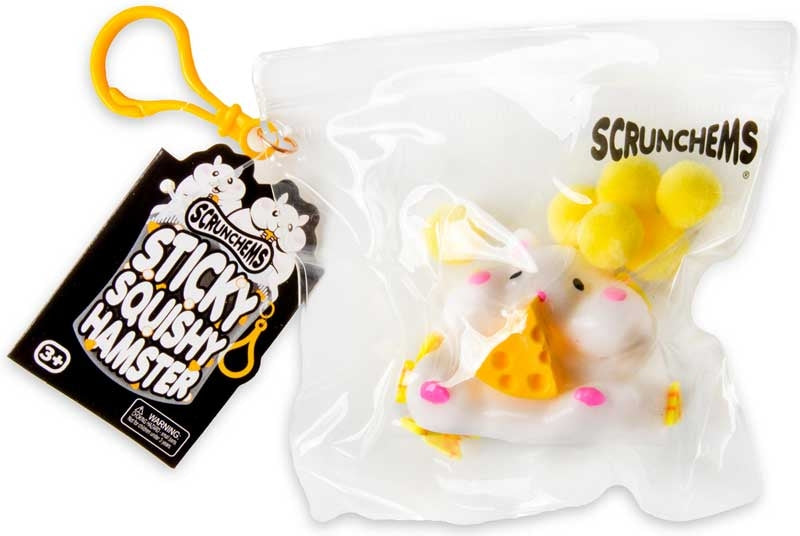 Scrunchems sticky squishy hamster