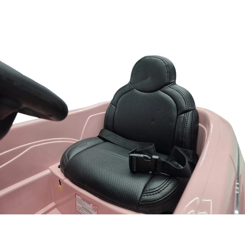 Fiat 500 Elbil til Børn 12V – Pink