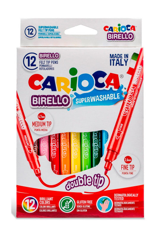 Carioca dobbelt tusser 12 stk.