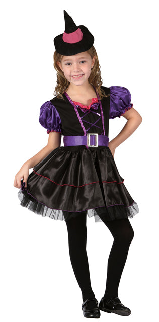 Halloween Lilla heks - 140 cm.