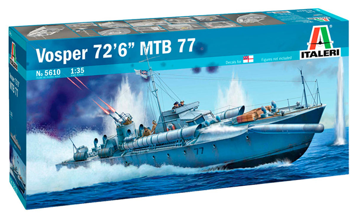 Italeri Vosper 72´6 motortorpedobåd - 1:35