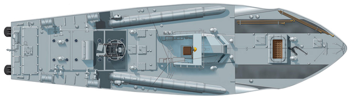Italeri Vosper 72´6 motortorpedobåd - 1:35
