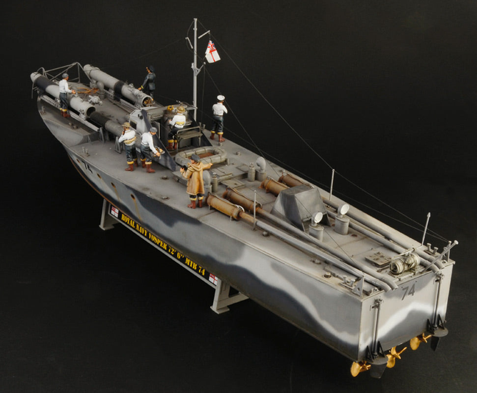Italeri 1:35 Vosper MTB 74 med mandskab - Modelskib