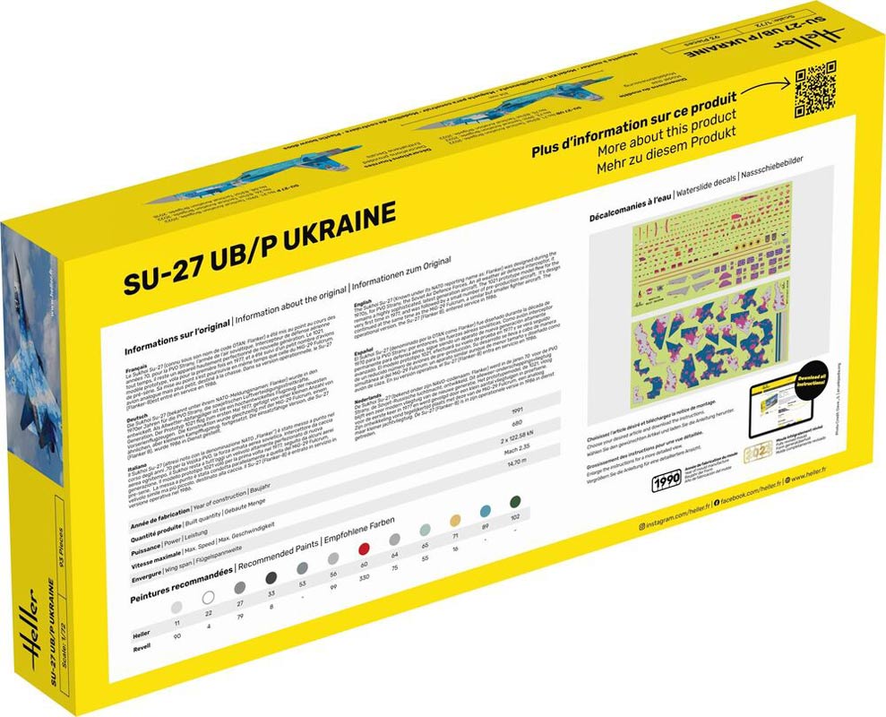 Heller SU-27 Ukraine version - 1:72