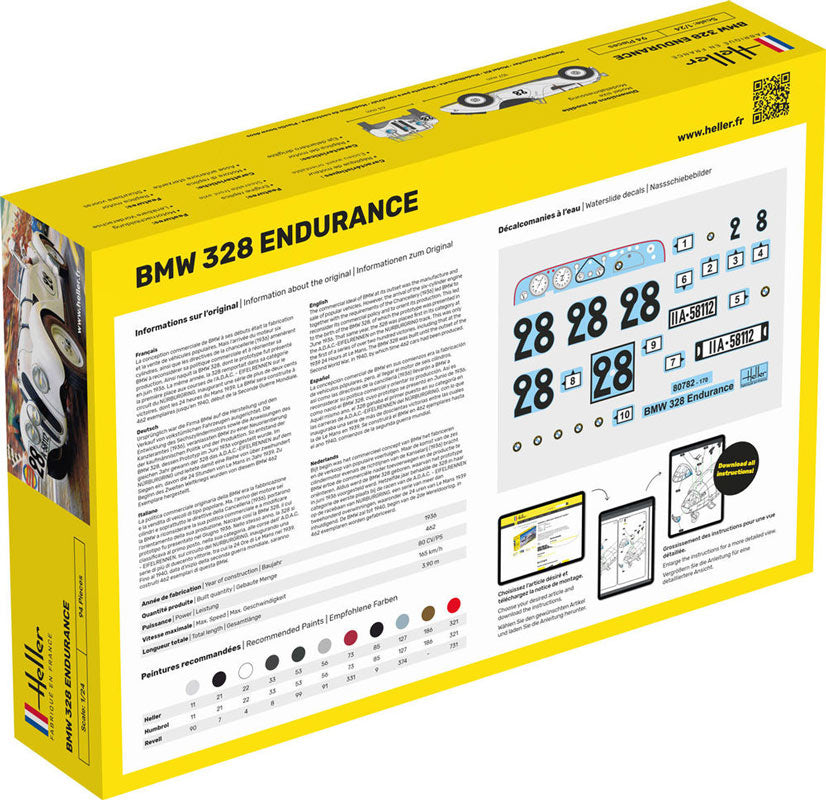 Heller BMW 328 Endurance start kit
