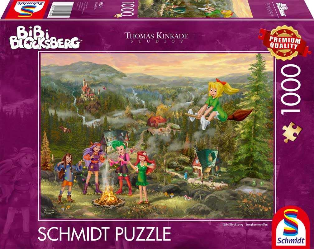 Schmidt Puslespil Bibi Blocksberg - 1000 brikker