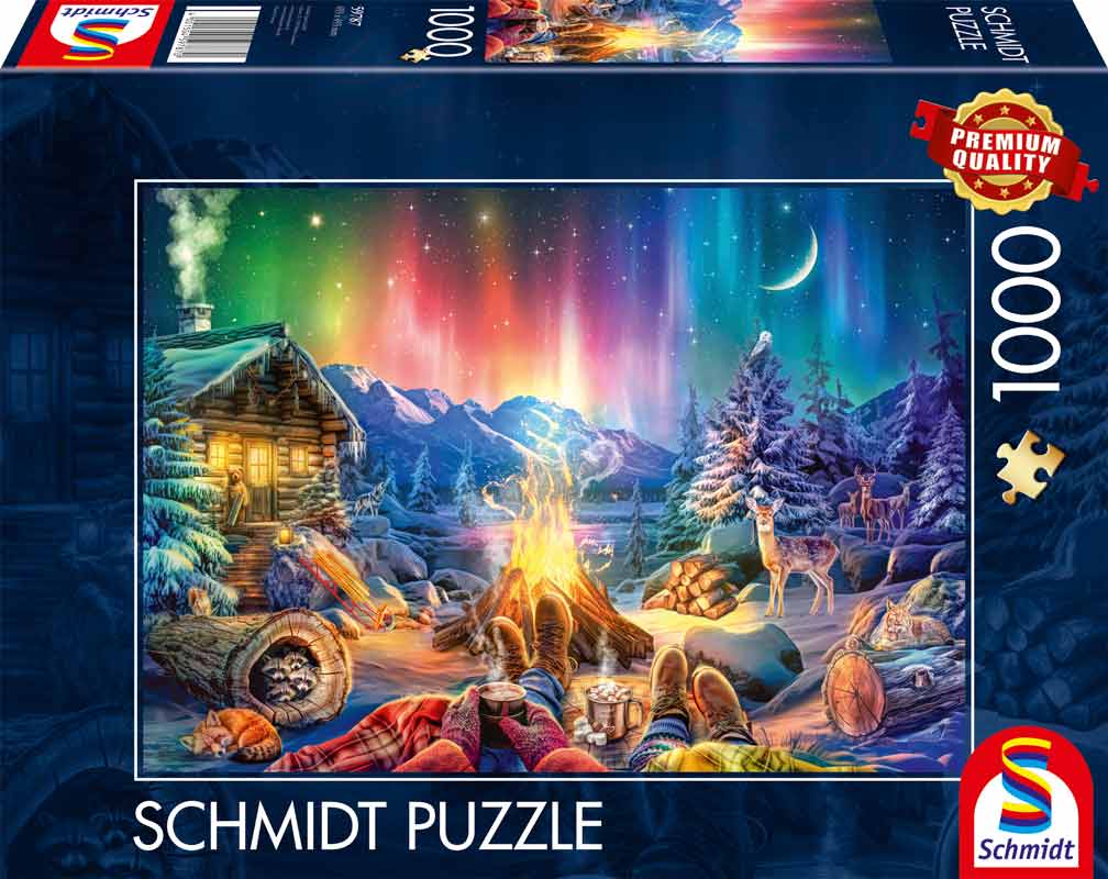 Schmidt Puslespil Romantik ved bålet - 1000 brikker