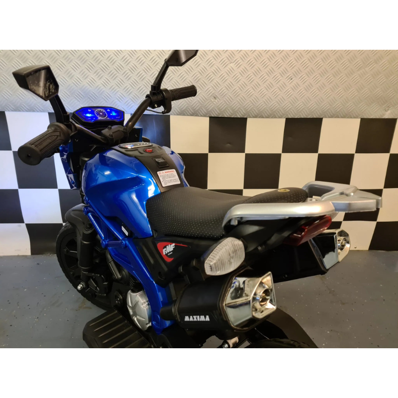 Grom Superbike El Motorcykel 12V – Metallic Blå