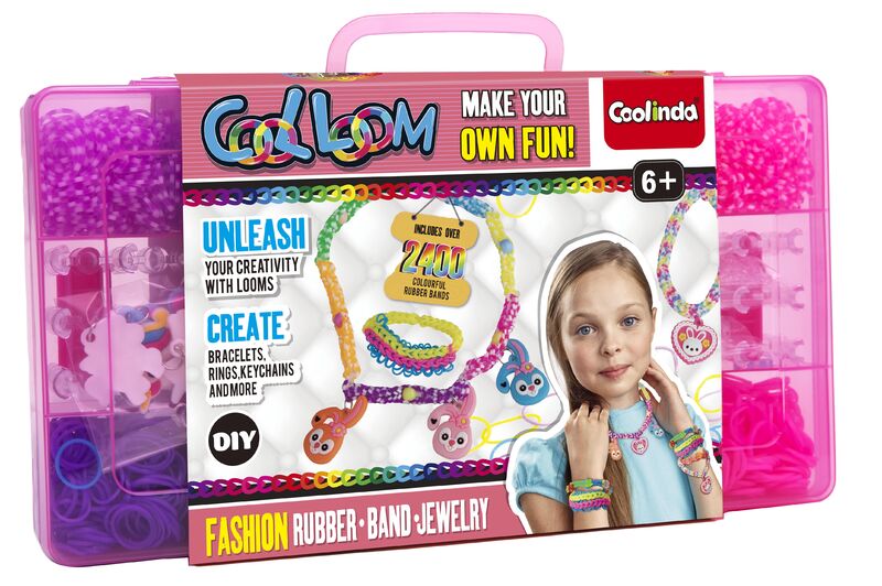 4-Girlz Loomie’s Beauty Sæt – 2400 looms i kuffert