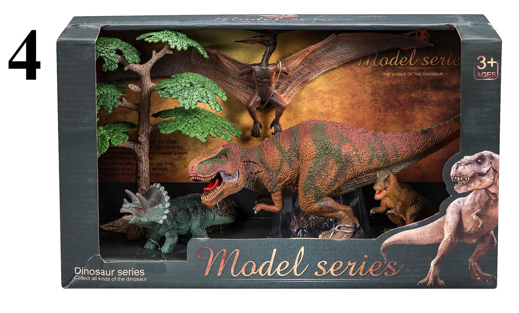 Dinosaursæt med tilbehør