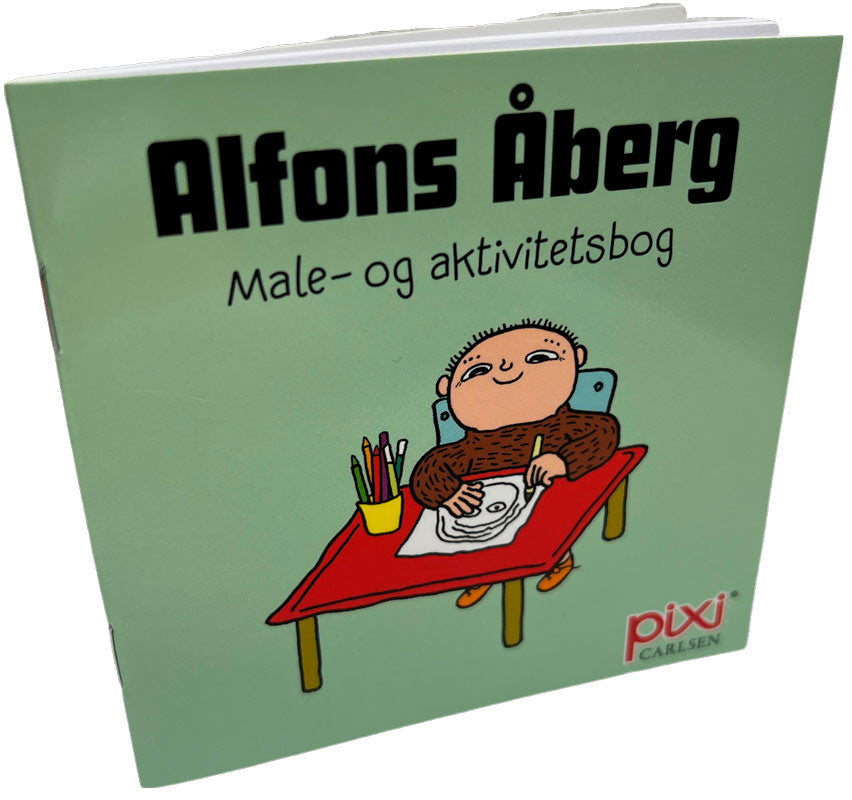 Pixi male og aktivitetsbog nr. 23 - Alfons Åberg