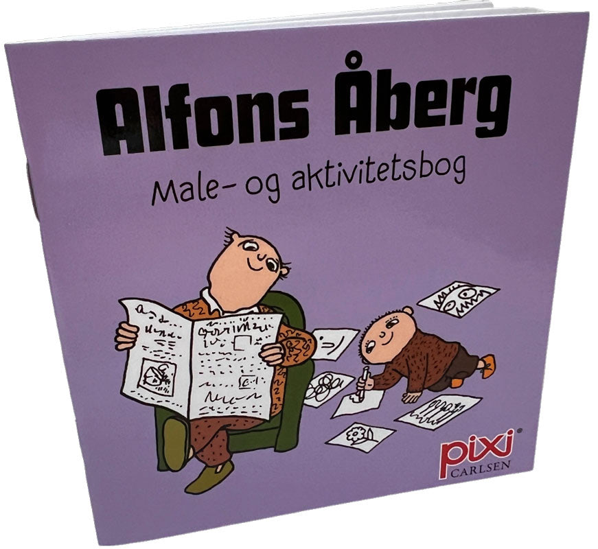 Pixi male og aktivitetsbog nr. 24 - Alfons Åberg