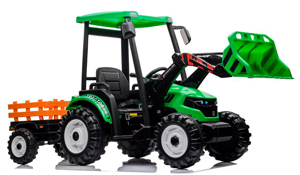 Azeno stor el traktor 24v med anhænger