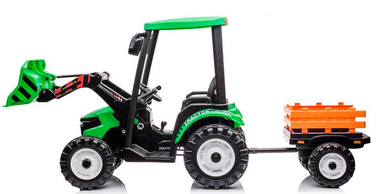 Azeno stor el traktor 24v med anhænger