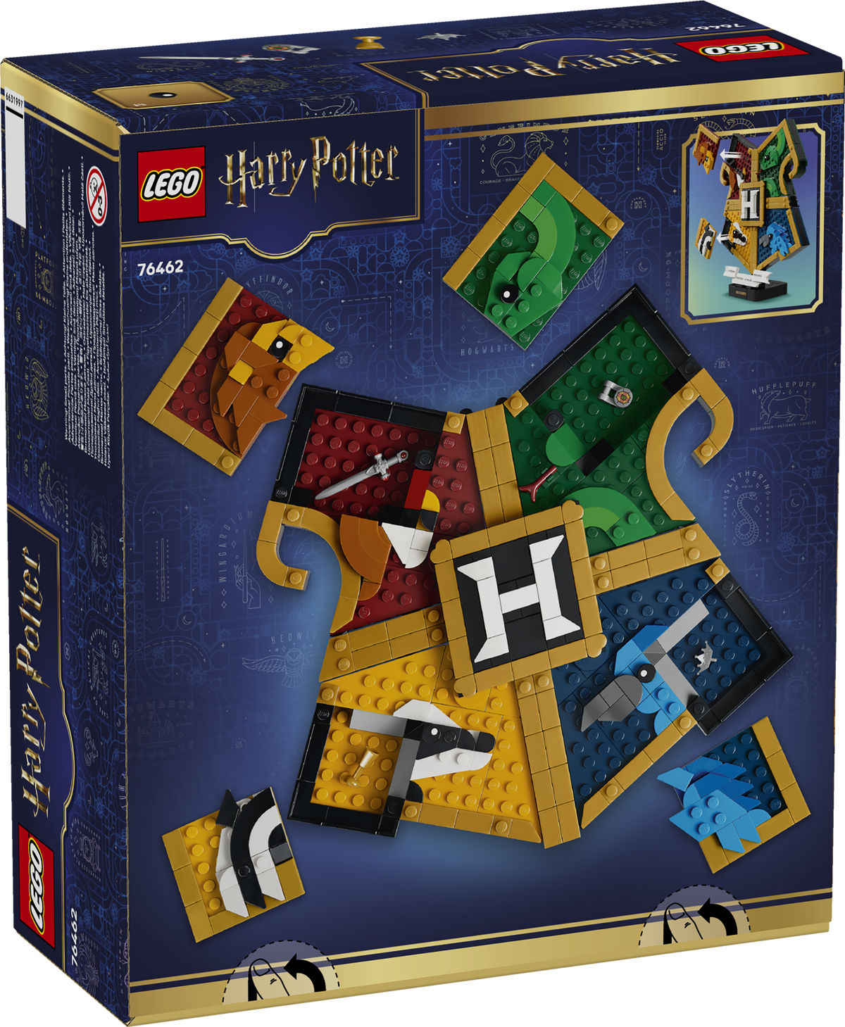 LEGO Harry Potter 76462 Hogwarts House Crests