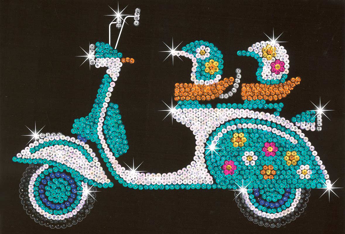 Sequin Art Scooter