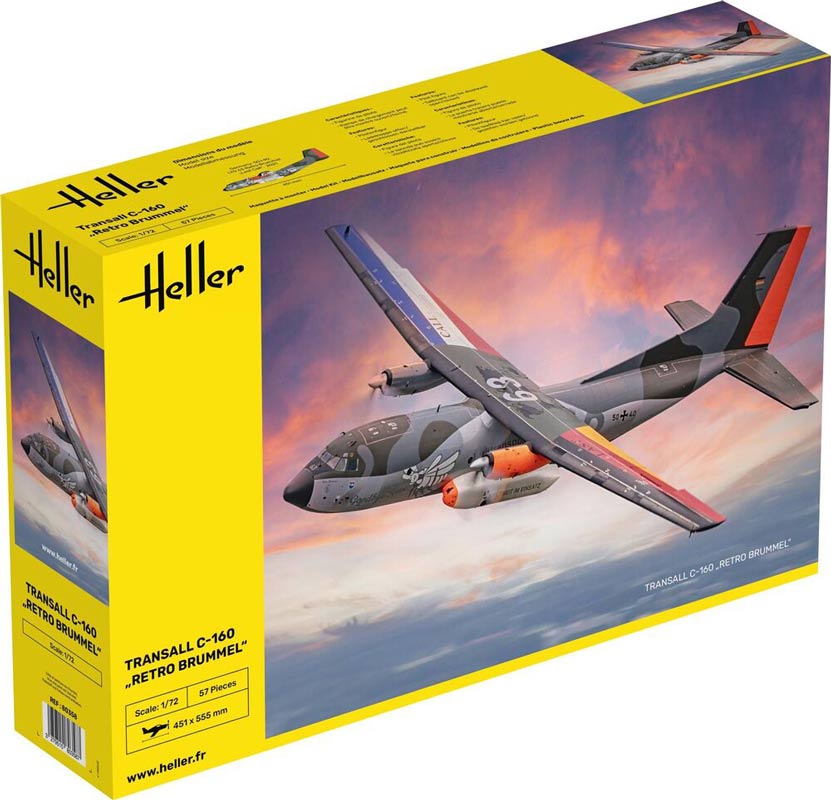 Heller modelfly Transall C-160 Retro Brummel 1:72