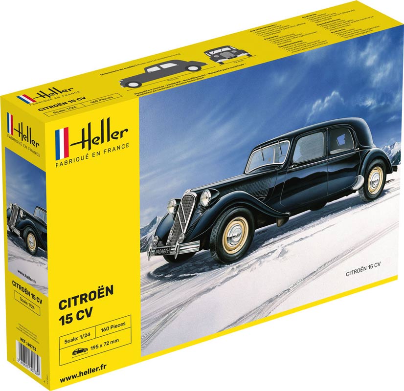 Heller Citroën 15 CV 1938 modelbil - 1:24