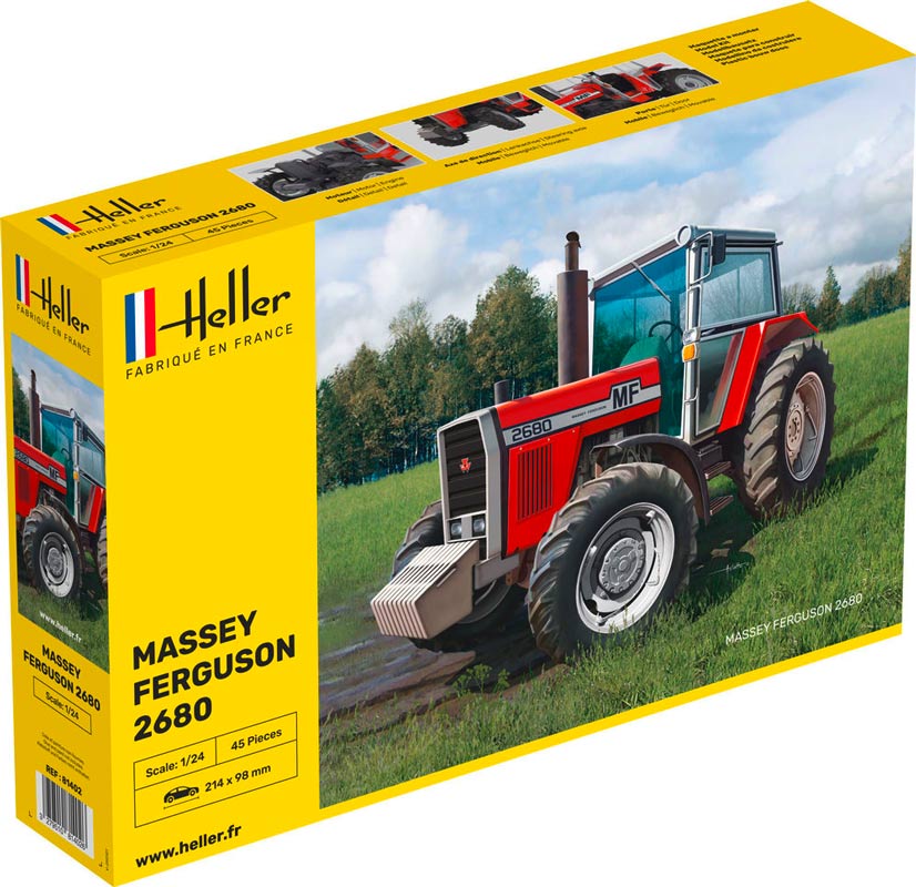 Heller Massey Ferguson 2680 modeltraktor - 1:24