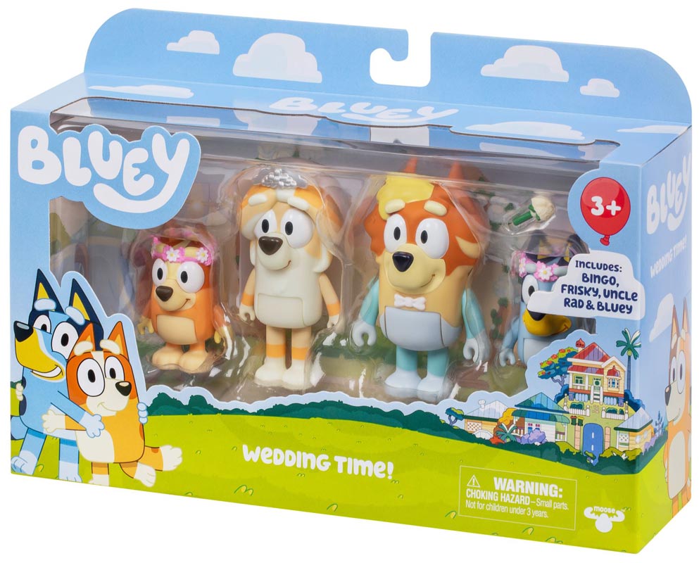 Bluey Bryllup figursæt