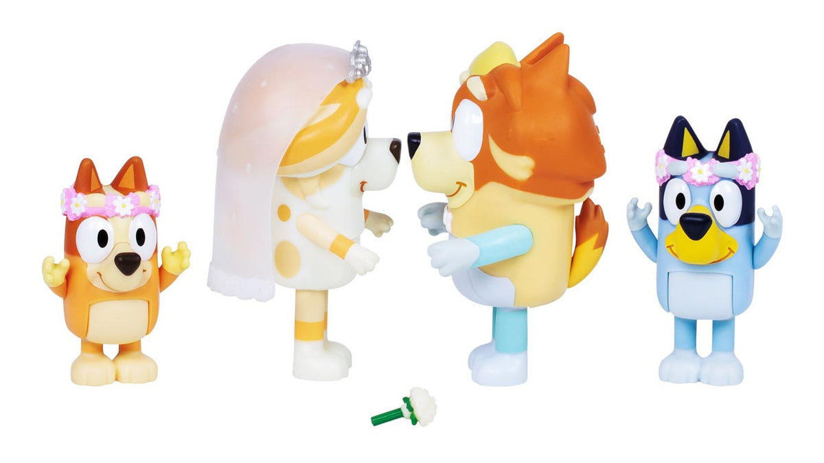 Bluey Bryllup figursæt
