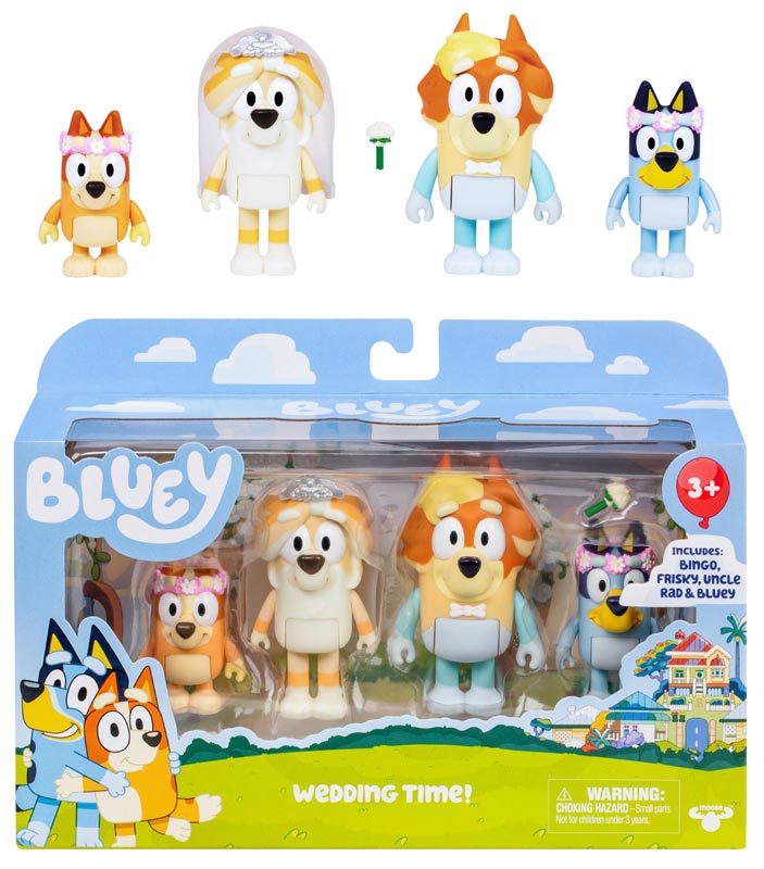 Bluey Bryllup figursæt