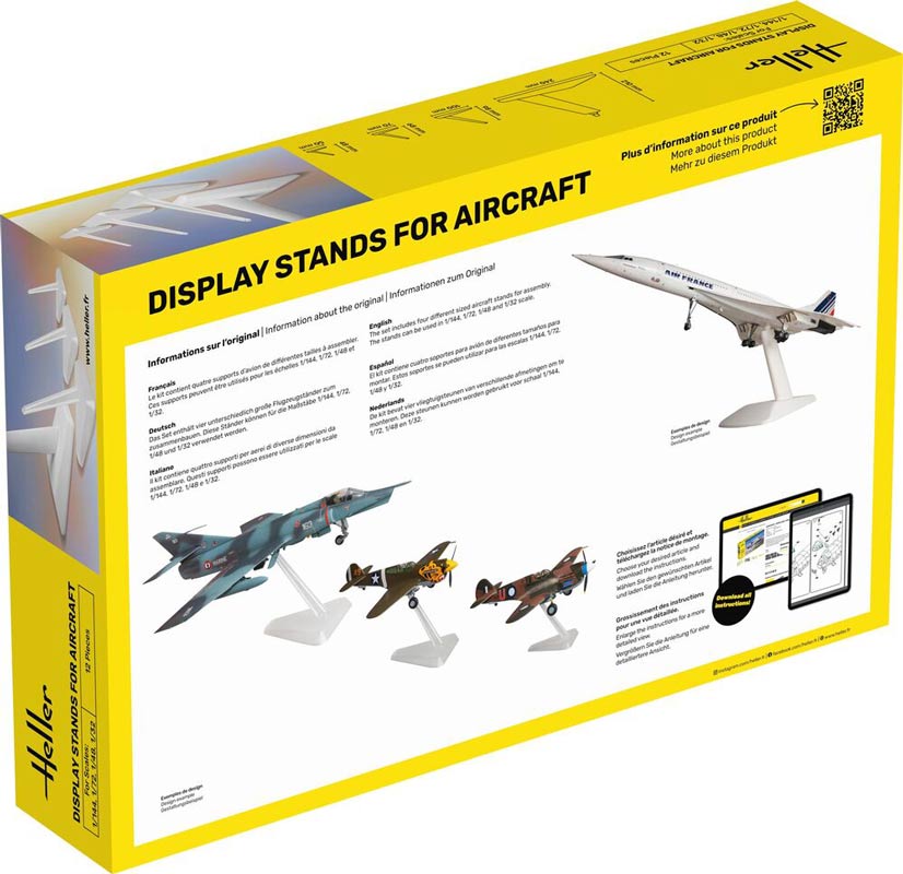 Heller display stand til modelfly