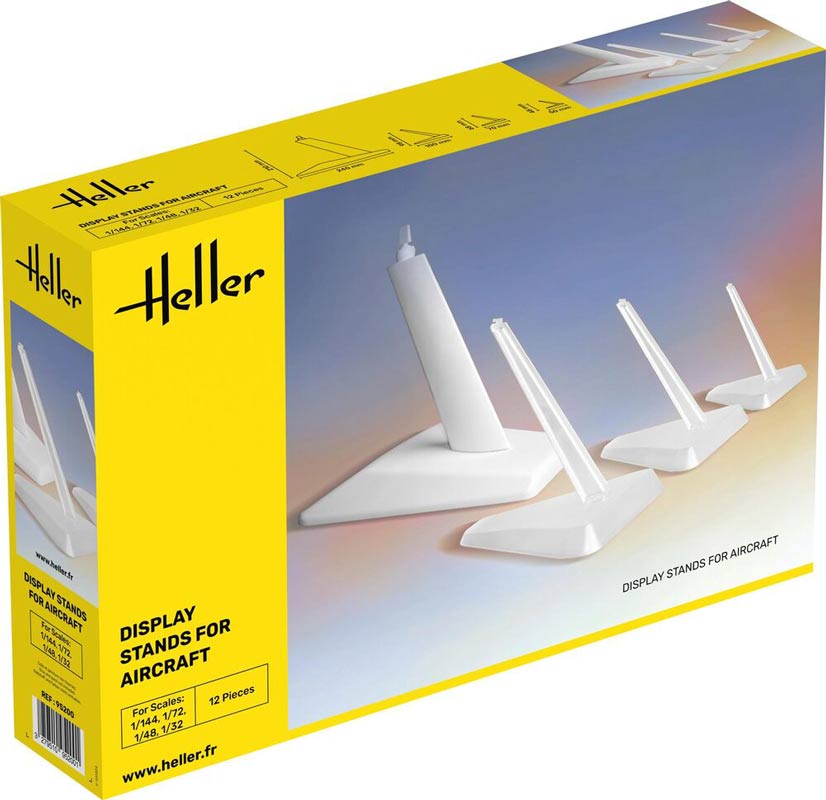 Heller display stand til modelfly