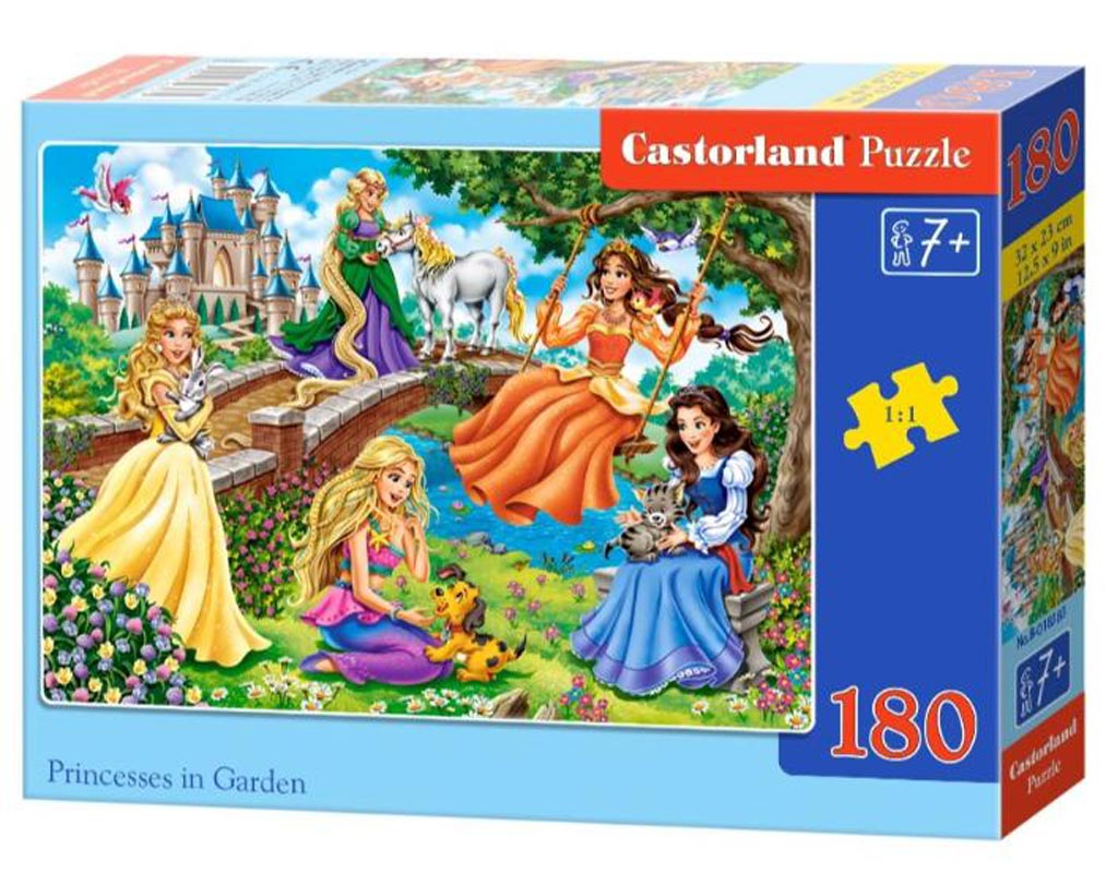 Castorland puslespil - prinsesser i haven - 180 brikker