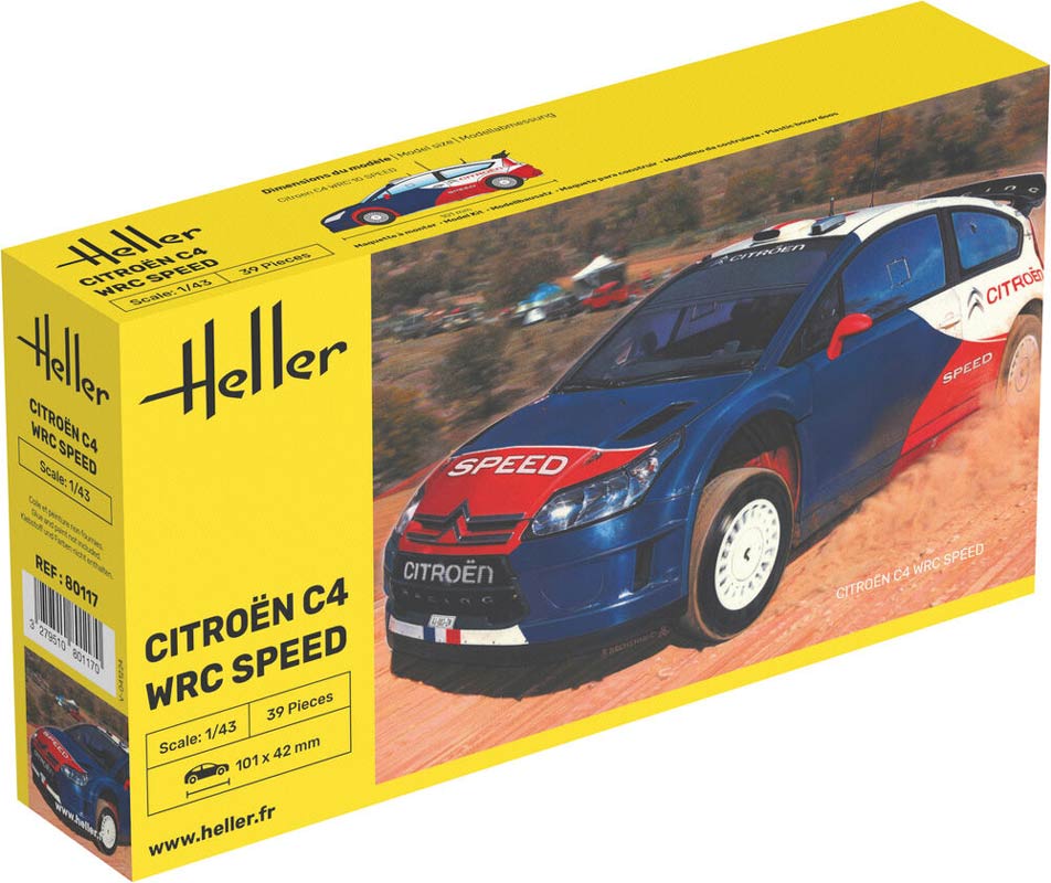 Heller Citroën C4 WRC speed - 1:43