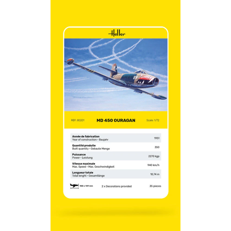 Heller MD 450 Ouragan - 1:72