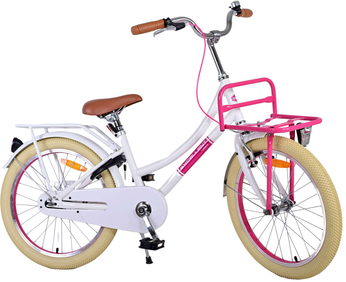 Volare Excellent 20″ Børnecykel – Hvid