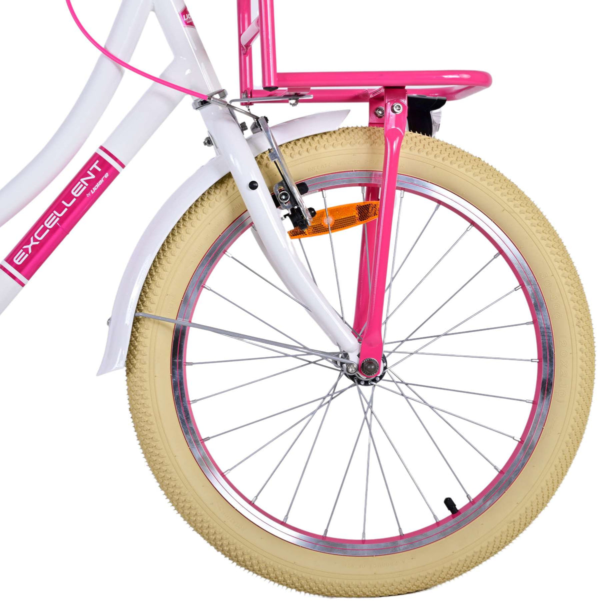 Volare Excellent 20″ Børnecykel – Hvid