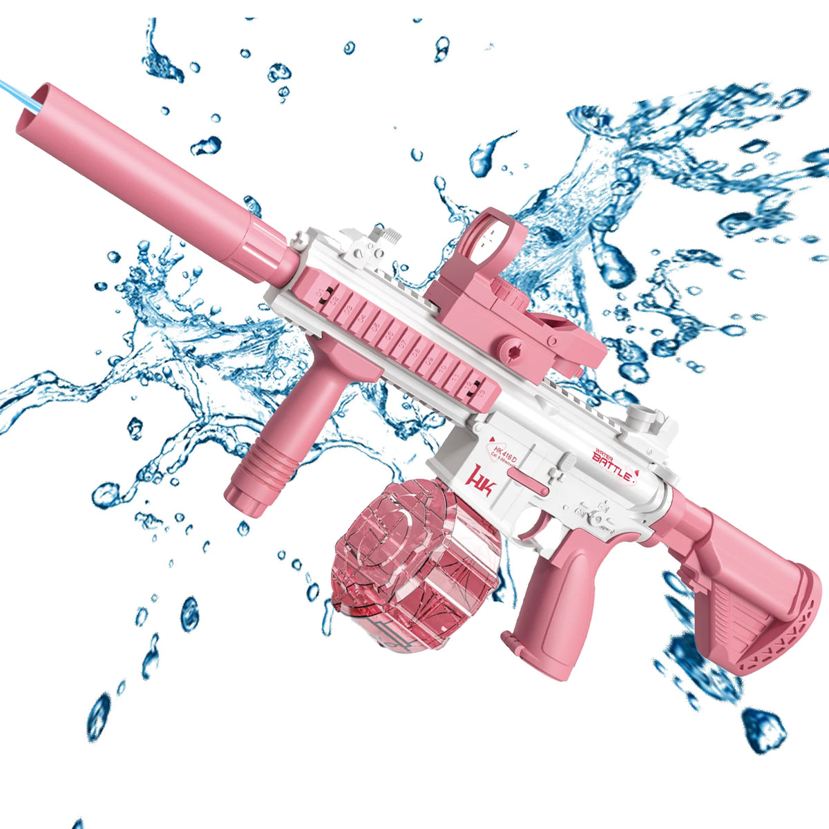 Elektrisk M416 Vandpistol til Børn - Pink
