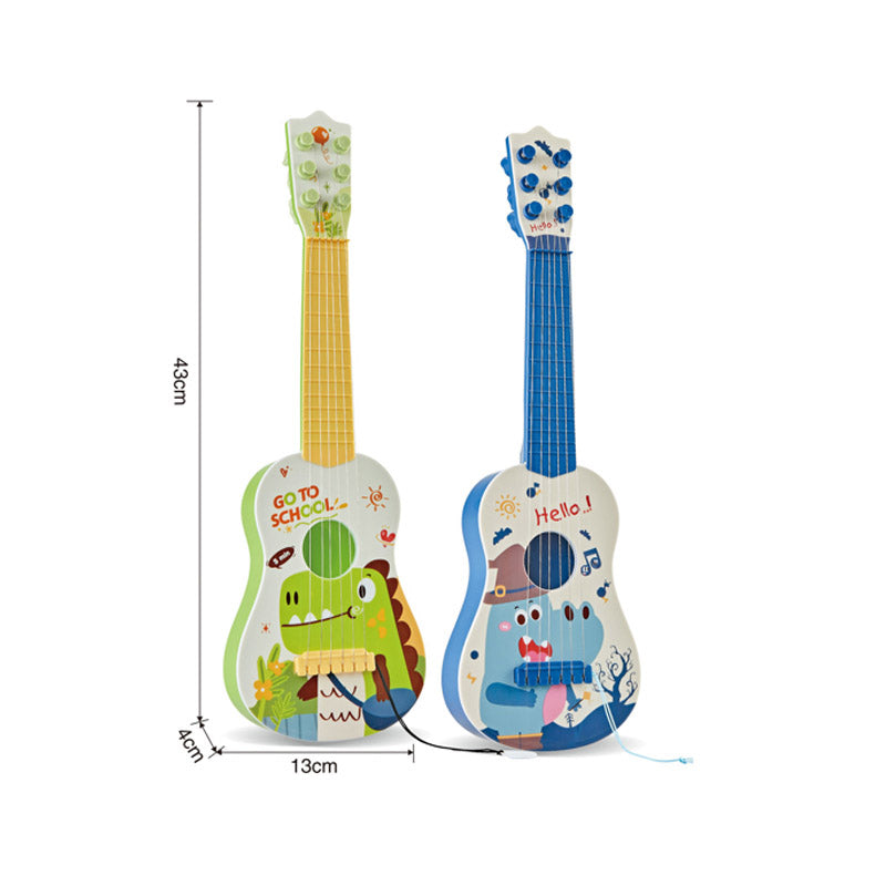 Legetøjsguitar til børn - 43 cm