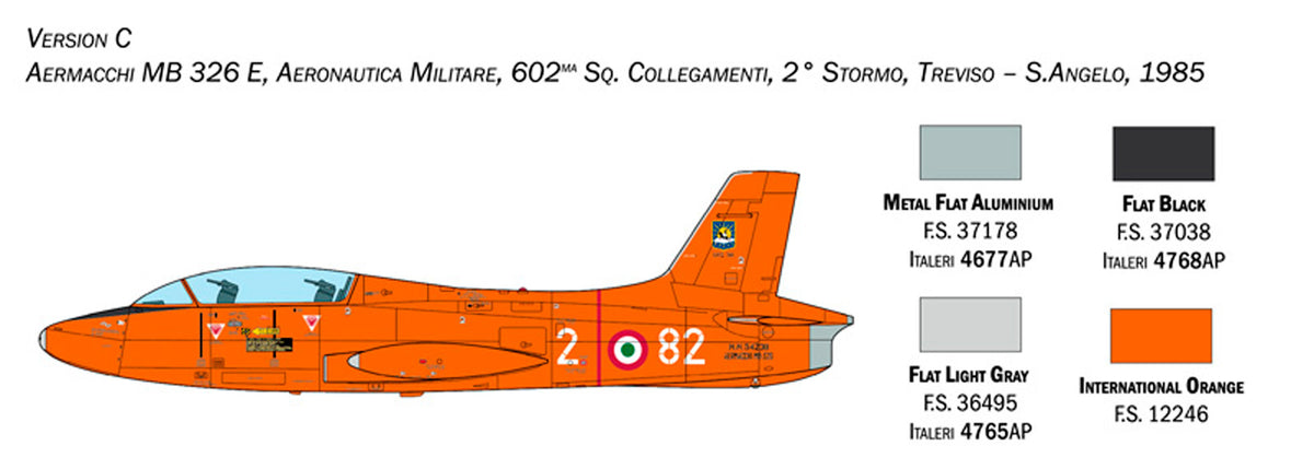 Italeri 1:48 Aermacchi MB-326 - Modelfly